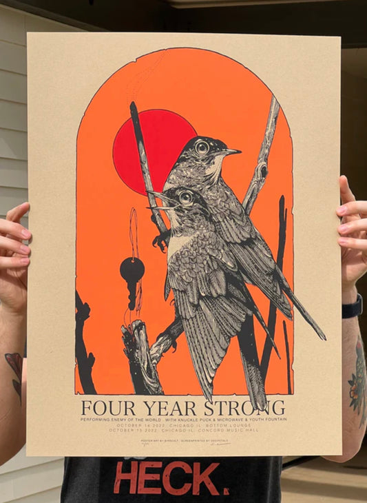 Four Year Strong Poster (SCREEN PRINT)