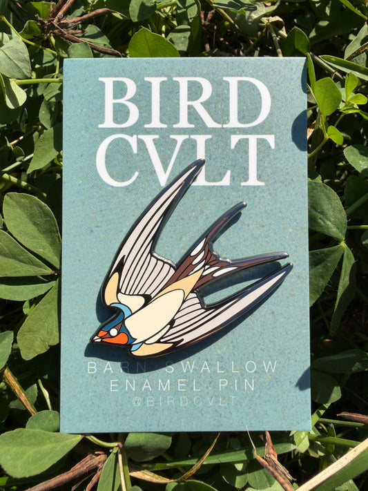 Barn Swallow HARD ENAMEL PIN